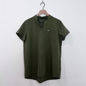 Figs Kitale Maternity Scrub Top Rare Color Moss 
size Small